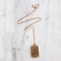 Language of Flowers Morning Glory Gold Locket