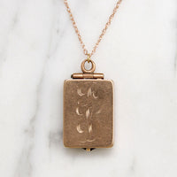 Language of Flowers Morning Glory Gold Locket