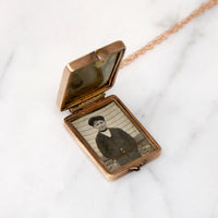 Language of Flowers Morning Glory Gold Locket
