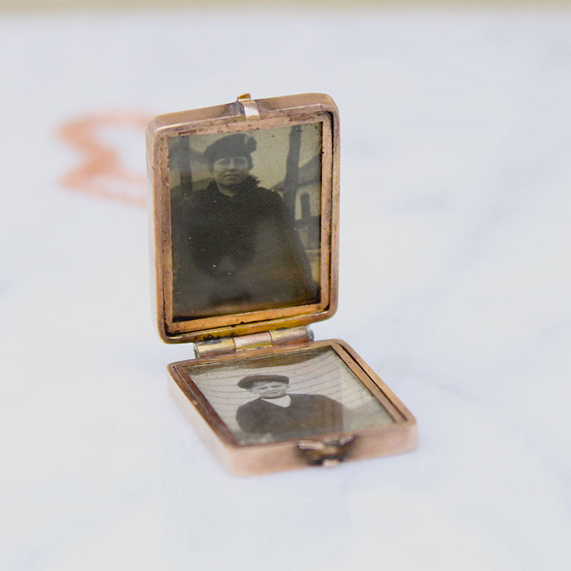 Language of Flowers Morning Glory Gold Locket