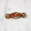 Very Victorian Vivid Branch Coral Brooch