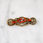 Very Victorian Vivid Branch Coral Brooch