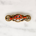 Very Victorian Vivid Branch Coral Brooch