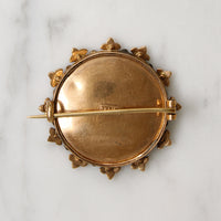 European Diamond & Pearl Brooch with Dapper Gentleman