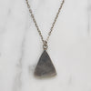 Triangles Turquoise & Mother of Pearl Inlay Pendant