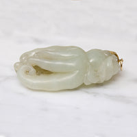 Naturalistic Buddha's Hand Nephrite Jade Pendant