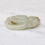 Naturalistic Buddha's Hand Nephrite Jade Pendant