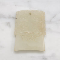 Antique Chinese Carved Stone Plaque