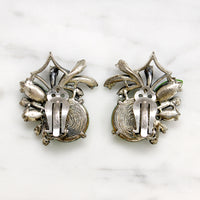 Strange Green Briar Rose Earrings by Schiaparelli