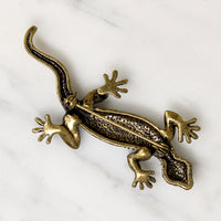 Golden Gecko Brooch by Lia Sophia