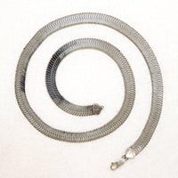 Italian Sterling Silver 30" Herringbone Chain 