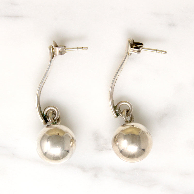 Sensual Sterling Silver Thai Earrings