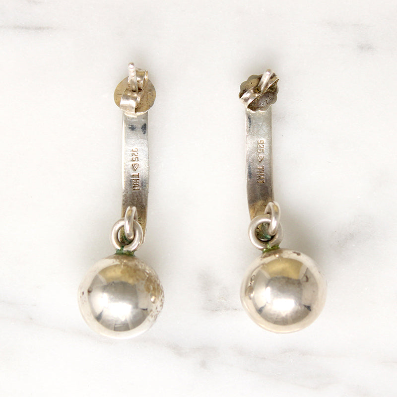 Sensual Sterling Silver Thai Earrings