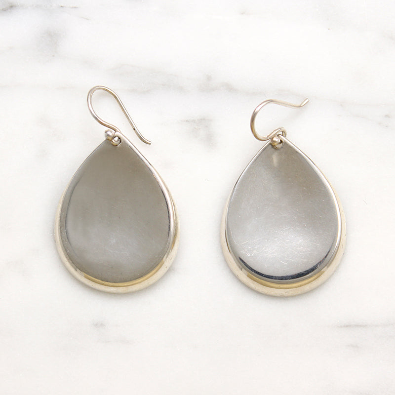Thai Sterling Silver Teardrops Drop Earrings