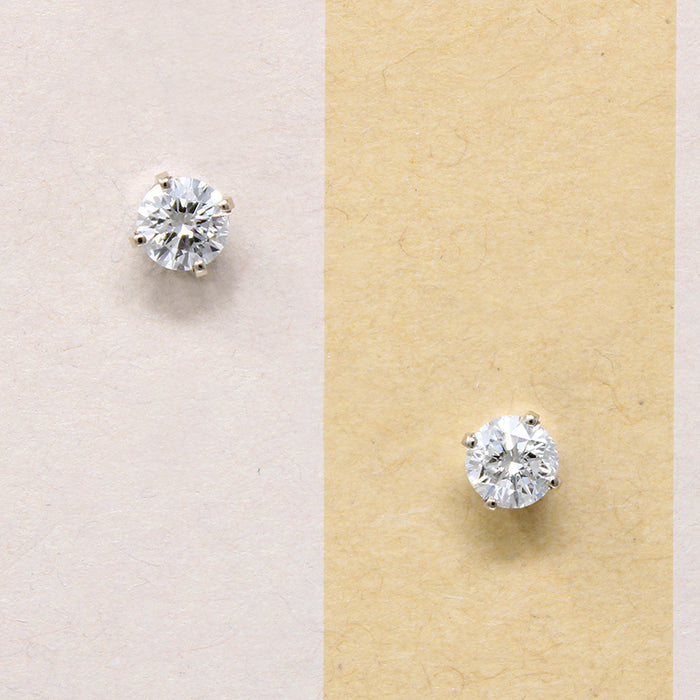 Bright 1.05tcw Brilliant Cut Diamond Stud Earrings