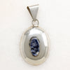 Sodalite in Mexican Sterling Silver Pendant