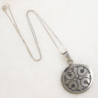 Pre-Columbian Motif Sterling Silver Pendant