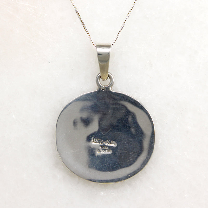 Pre-Columbian Motif Sterling Silver Pendant