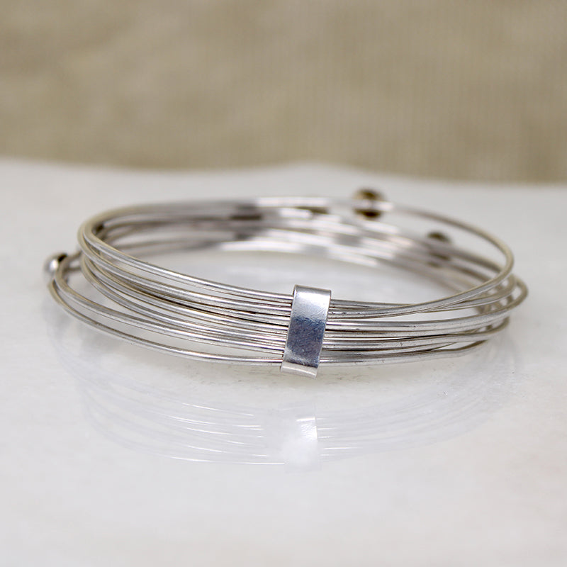 Sophisticated & Kinetic Sterling Silver Bracelet