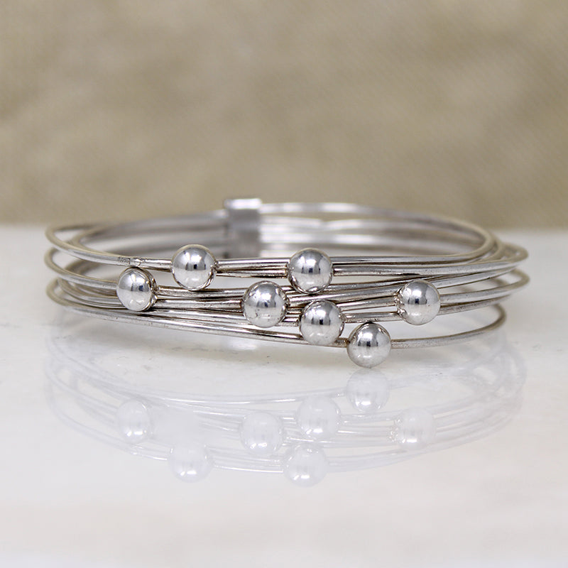 Sophisticated & Kinetic Sterling Silver Bracelet
