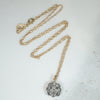 Antique Rose Cut Diamond Pendant