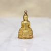 Serene Gold Meditation Buddha Charm