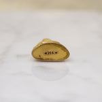 Serene Gold Meditation Buddha Charm