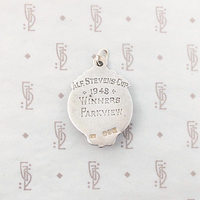 Hallmarked Ireland "Alf Stevens Cup" Sterling Medal Fob