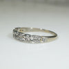 Lovely Vintage Double Diamond Band