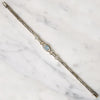 Pale Blue Eye Aquamarine & Diamond Edwardian Bracelet