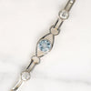 Pale Blue Eye Aquamarine & Diamond Edwardian Bracelet