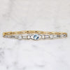 Pale Blue Eye Aquamarine & Diamond Edwardian Bracelet