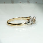 Charming Two-Tone 1930s Diamond Engagement Ring
