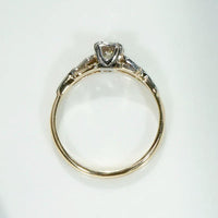 Charming Two-Tone 1930s Diamond Engagement Ring