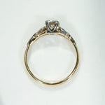 Charming Two-Tone 1930s Diamond Engagement Ring