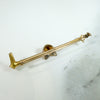 Sporty Gold Fox & Riding Crop Bar Pin