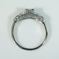 Refined Granat Bros. Diamond & Platinum Engagement Ring