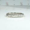 Stylish Seven Diamond Wedding Band in Platinum