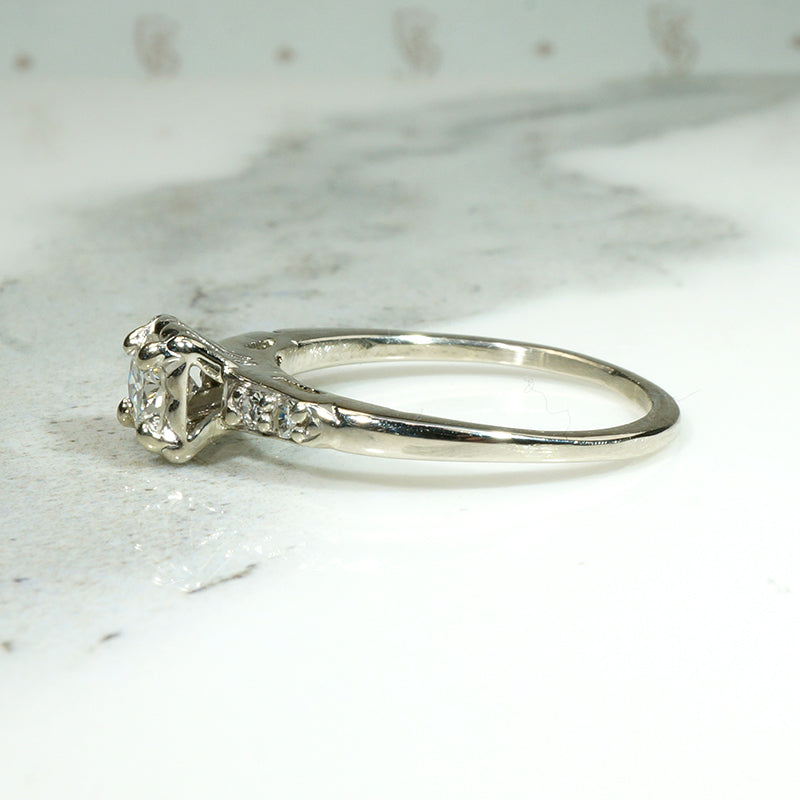 Perennial Diamond & White Gold Engagement Ring