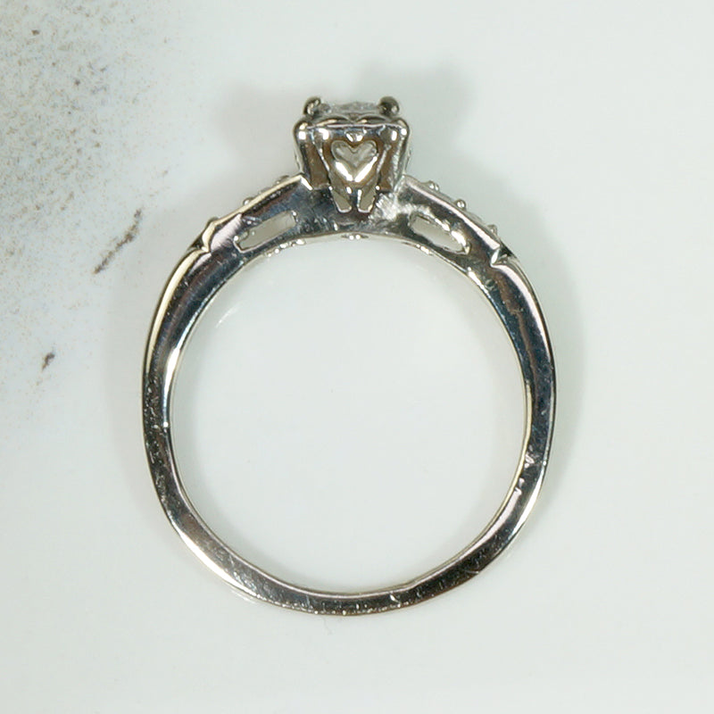 Perennial Diamond & White Gold Engagement Ring