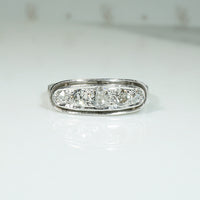 Chic Edwardian Diamond & Platinum Band
