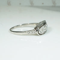 Chic Edwardian Diamond & Platinum Band