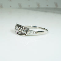 Chic Edwardian Diamond & Platinum Band