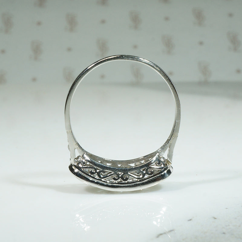 Chic Edwardian Diamond & Platinum Band