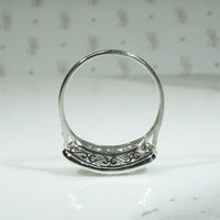 Chic Edwardian Diamond & Platinum Band