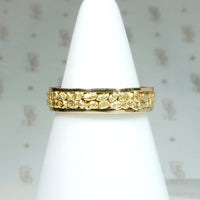 Gold Nugget Band in Size 5.5