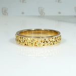 Gold Nugget Band in Size 5.5