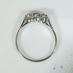 Glittering Art Deco Diamond & Platinum Trilogy Ring