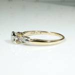 Petite Two-Tone Diamond Engagement Ring by ArtCarved