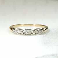 Two-Tone Scalloped Diamond Band from ArtCarved